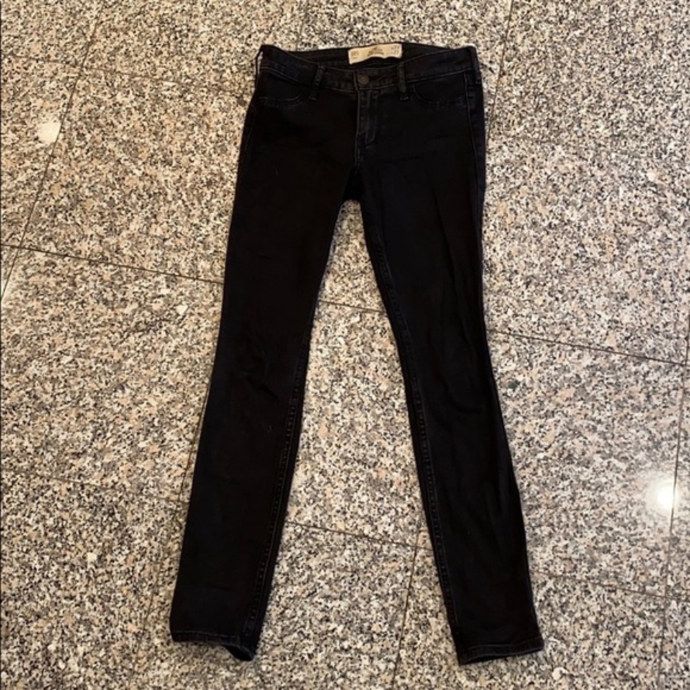 Hollister Jeans Leggings Size W23 L27 Black